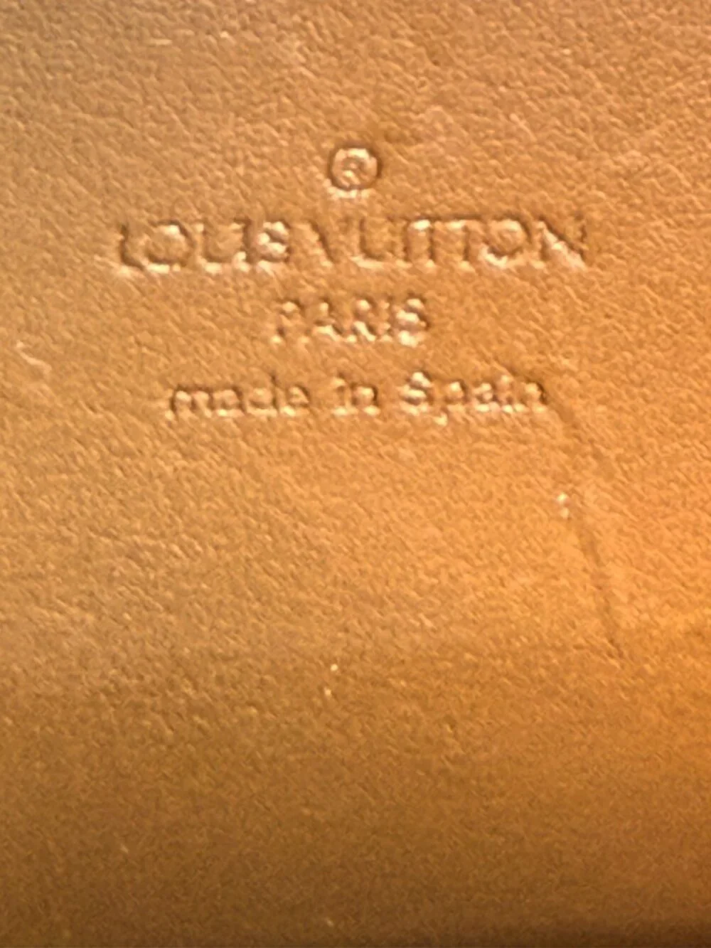 Louis Vuitton Bronze Monogram Vernis Patent Leather Columbus Tote with COA